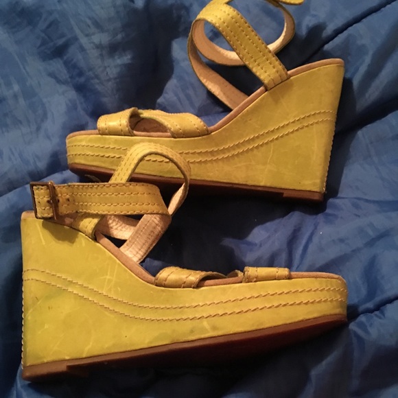 lime green designer shoes